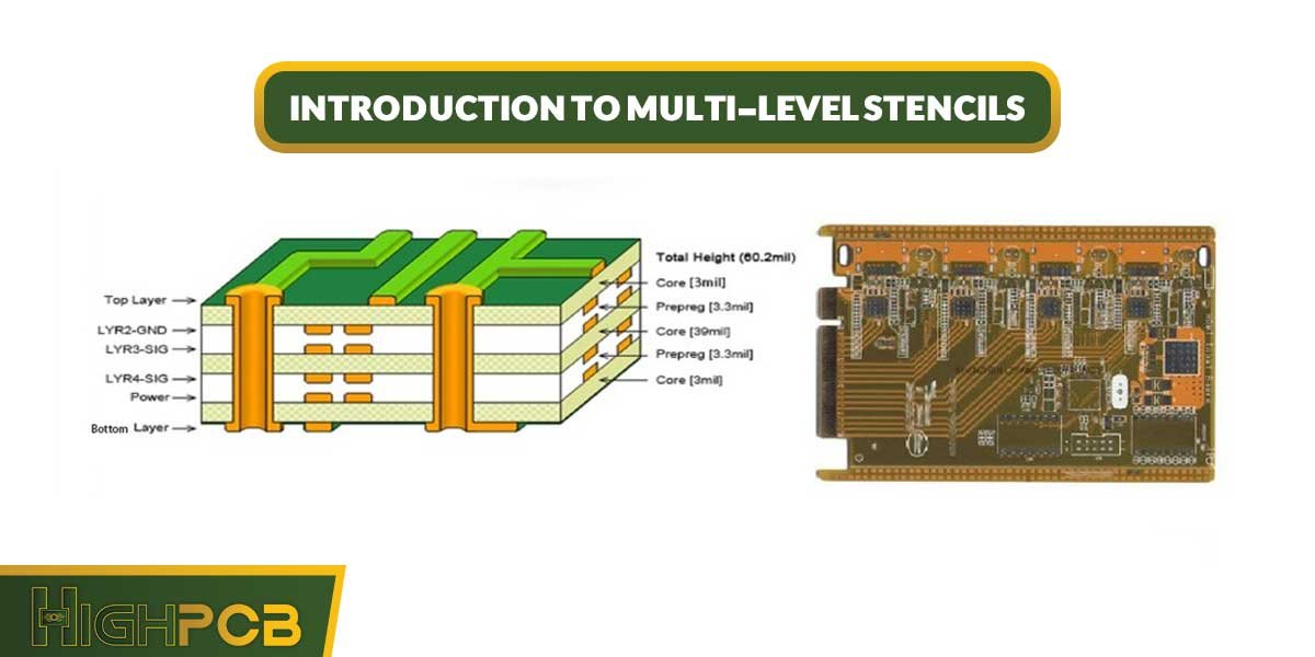 multi level stencil pcb